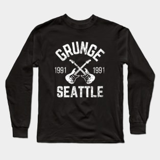 90's Grunge Seattle Long Sleeve T-Shirt